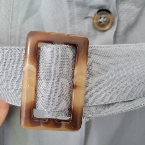 Japna Jumpsuit Cotton Linen Blend M Aloe NWT - Picture 3 of 12